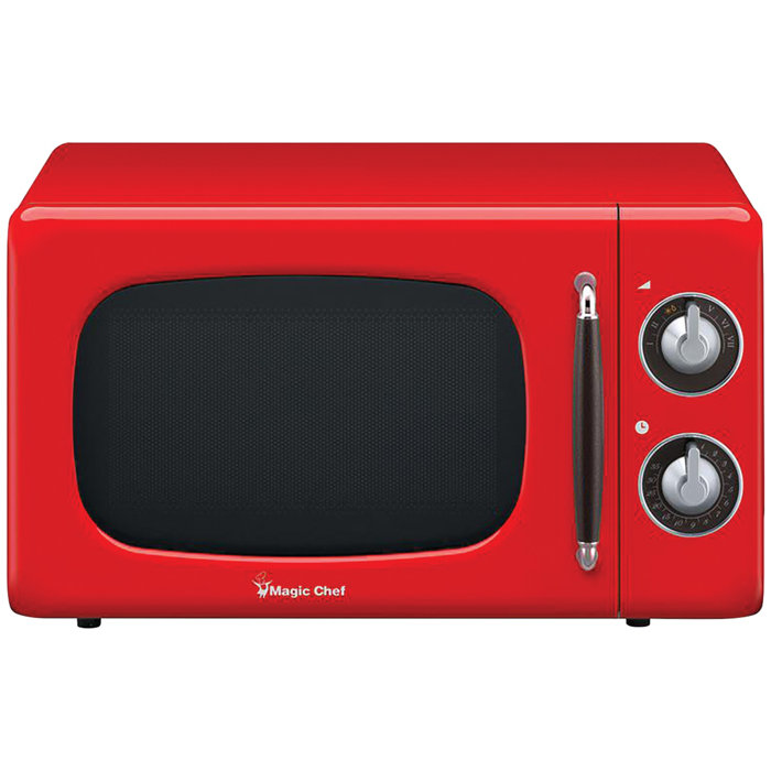 Magic Chef 0.7' Cubic Ft 700Watt Retro Microwave & Reviews Wayfair